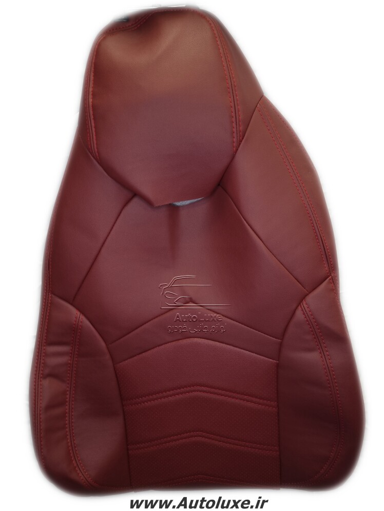 روکش صندلی رسپکت تمام چرم زرشکی
