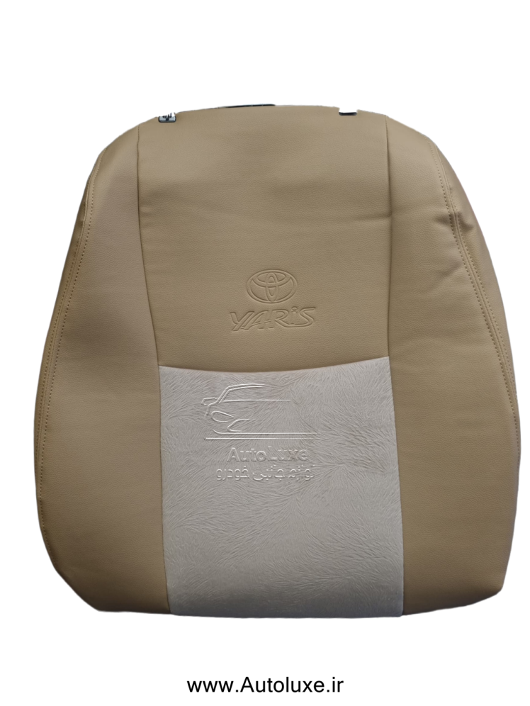 روکش صندلی تویوتا یاریس 2011-2017 چرم و مخمل کرم