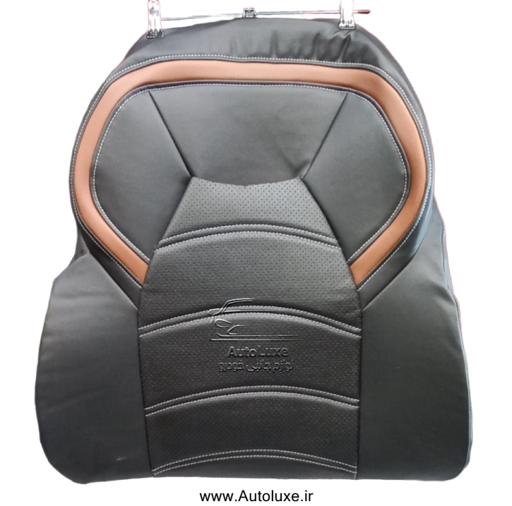 روکش صندلی زوتی DL5 تمام چرم مشکی نوار مارون