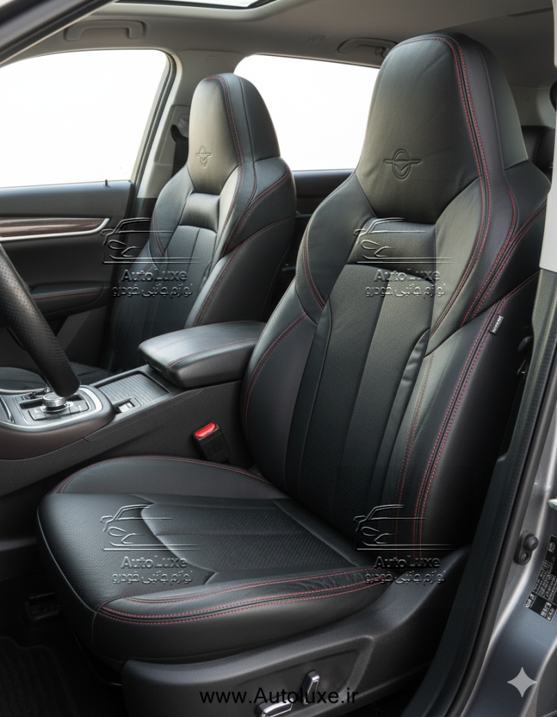  روکش صندلی هایما 8s تمام چرم مشکی 