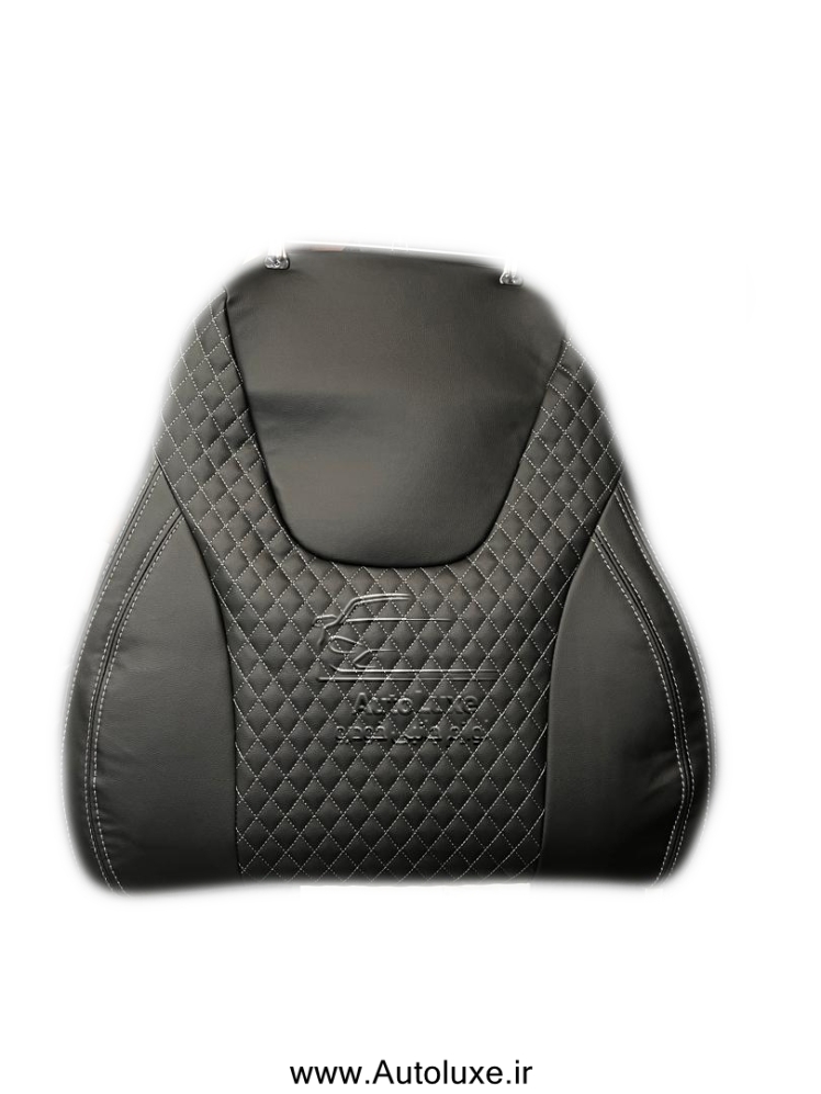 روکش صندلی تیگارد X35 تمام چرم مشکی دوخت سفید