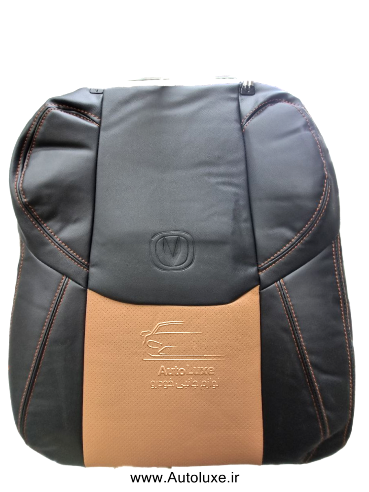 روکش صندلی چانگان CS35 پلاس تمام چرم مشکی وسط مارون روشن