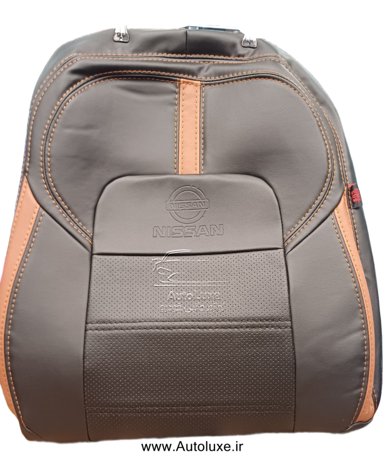 روکش صندلی نیسان سیلفی تمام چرم مشکی مارون