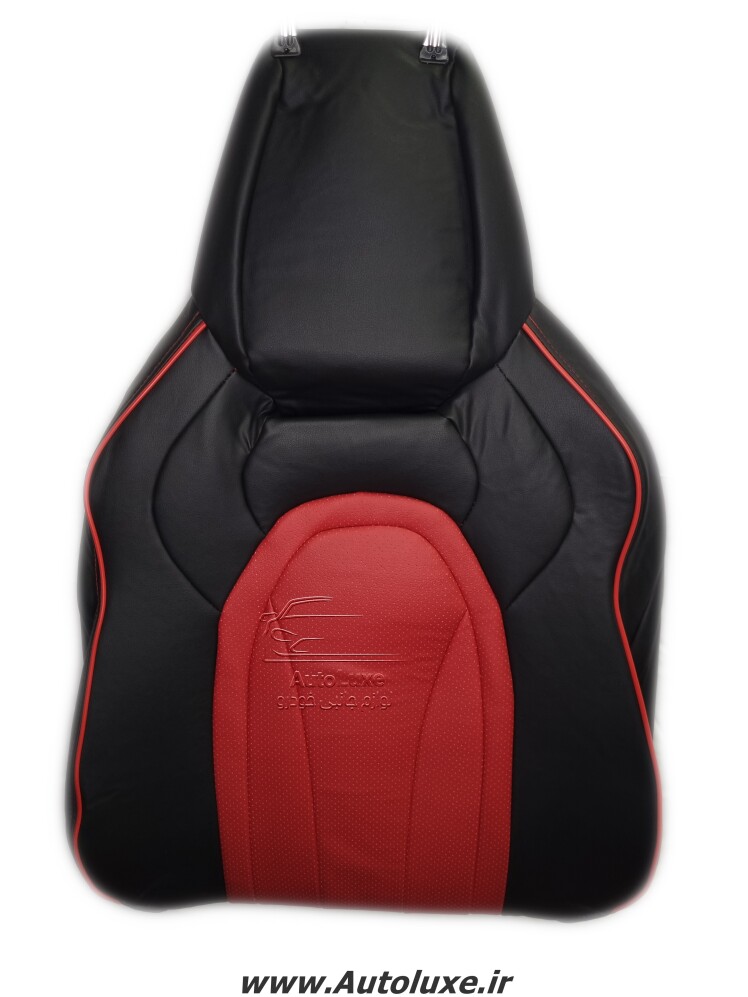 روکش صندلی فونیکس Fx تمام چرم مشکی قرمز