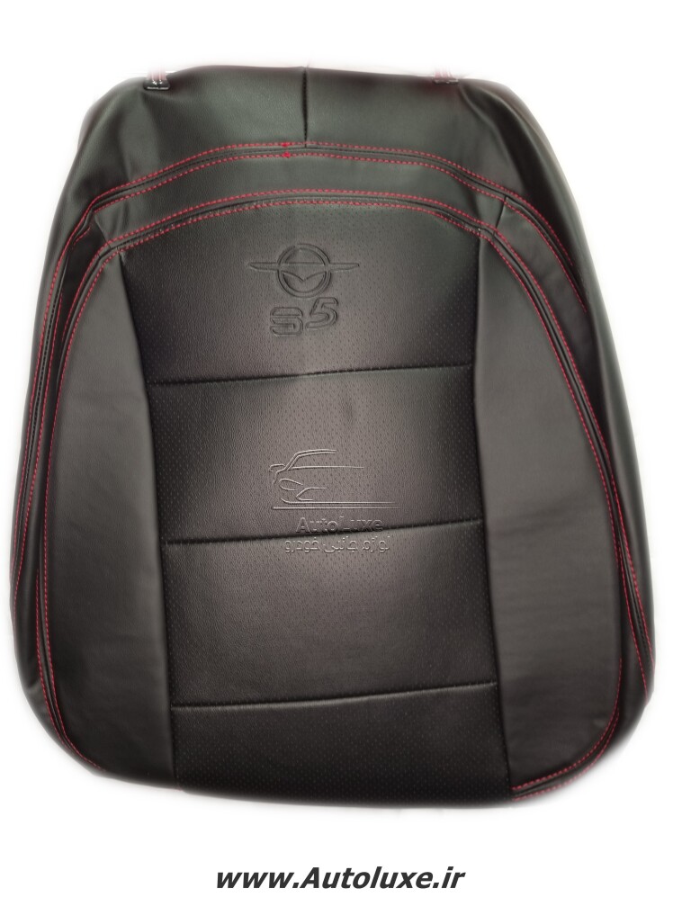 روکش هایما S5 تمام چرم مشکی دوخت قرمز